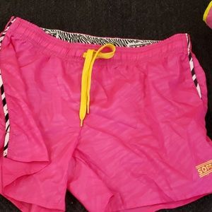 Pink soffe shorts never worn